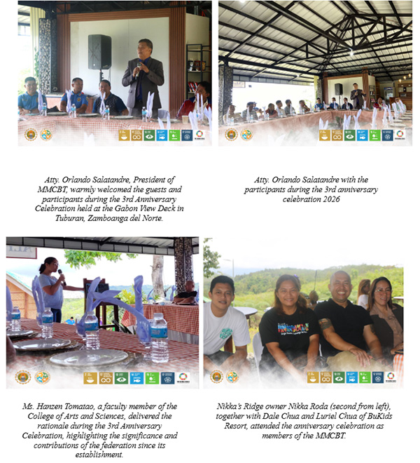 Misamis University Participates in the 3rd Anniversary of Mt. Malindang Cross-Border Tourism Federation 2026